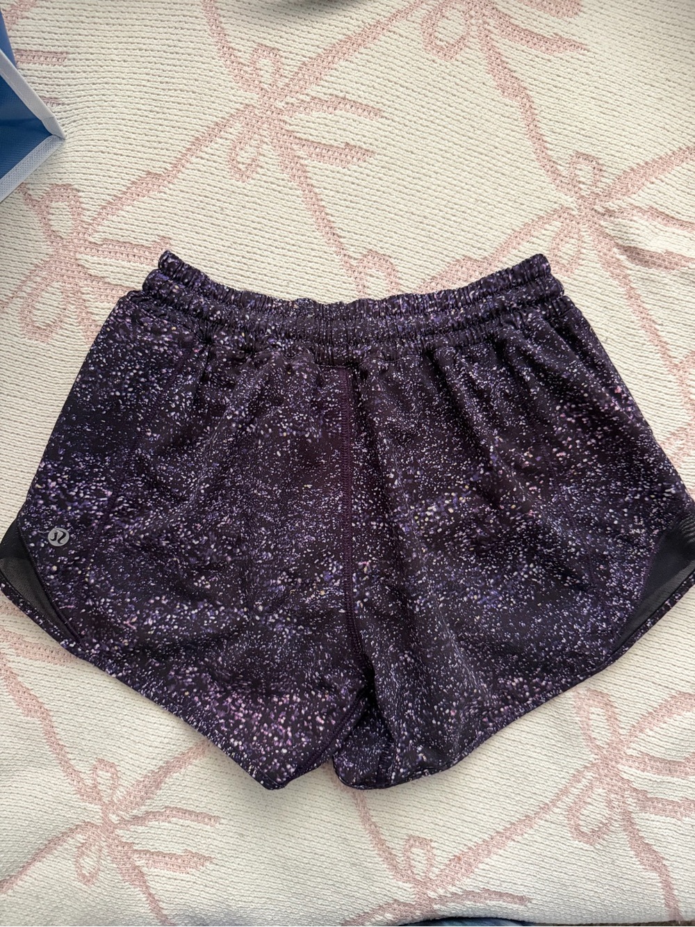 lululemon athletica Purple Speckle Athletic Running Shorts